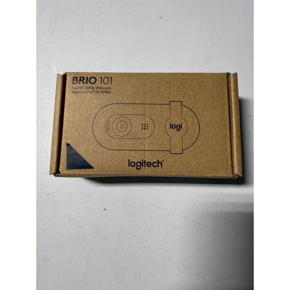 Logitech Brio 101 Full HD 1080p Webcam USB-A Privacy Shutter Black VU0072 New